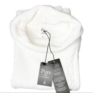 Pure Knit Pullover in Vanilla
